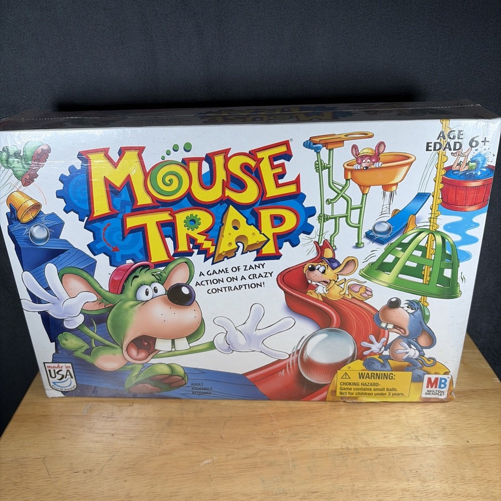 Vintage 2005 Milton Bradley Mouse Trap Board Game Brand New Sealed